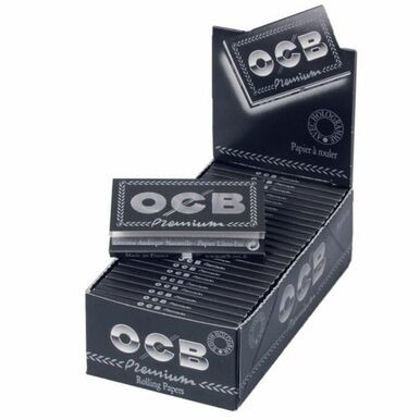 OCB Premium Double Single Wide Rolling Papers - 25ct | Smoke Arsenal